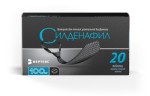 Силденафил, таблетки покрытые пленочной оболочкой 100 мг 20 шт (рег. № ЛП-007178)
