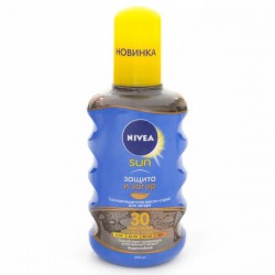 Масло-спрей для загара, Nivea (Нивея) 200 мл арт. 86038 сан защита и загар SPF 30